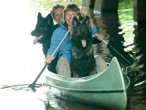 Survival bazen en honden in kano